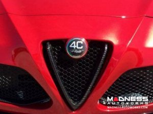 Alfa Romeo 4C Carbon Fiber Badge Cover Kit - Furia